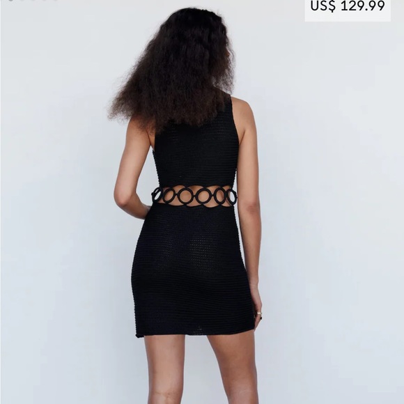 Mango crochet mini dress - Picture 2 of 4